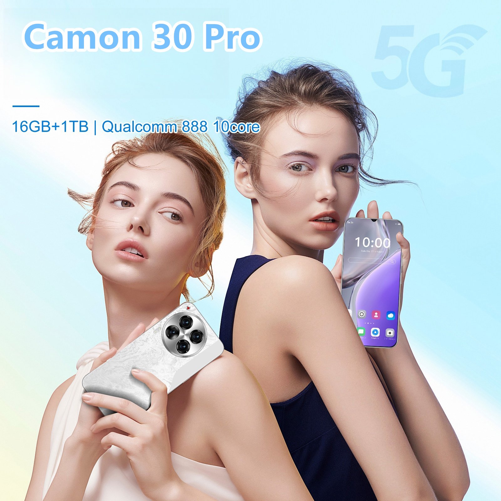 C30 Pro original phone 7.3 Inch 5g 6800mAh 16GB + 1TB 50MP + 108MP cell phone for Android13.0 3G 4G smart phone